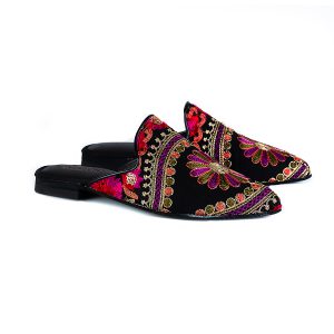 Digital Embroidery Mules - Galbi